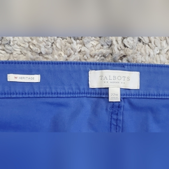 Talbots Heritage Twill women's cropped pants Seasonless Classic Cotton Relaxed - Picture 11 of 11